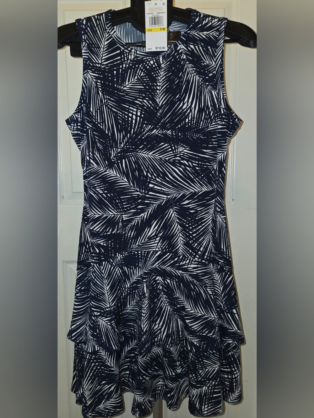 Michael Kors Midnight Blue & White Dress (Unworn With Tag)